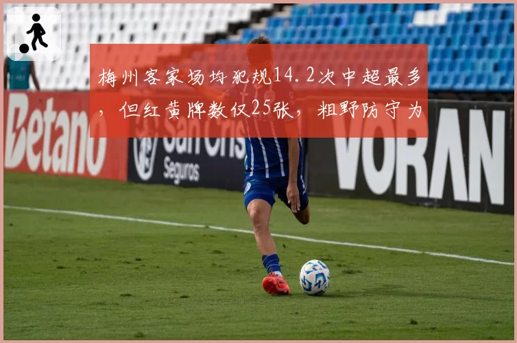 梅州客家场均犯规14.2次中超最多,但红黄牌数仅25张,粗野防守为何能保级成功?